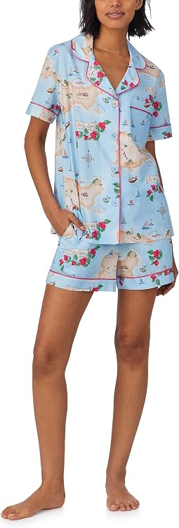 Комплект пижам Bedhead PJs Cotton Woven Short Sleeve Boxer