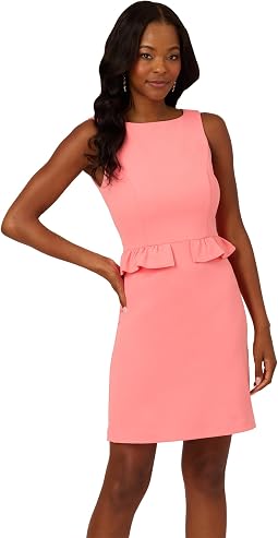 Ruffle Sheath Short Dress