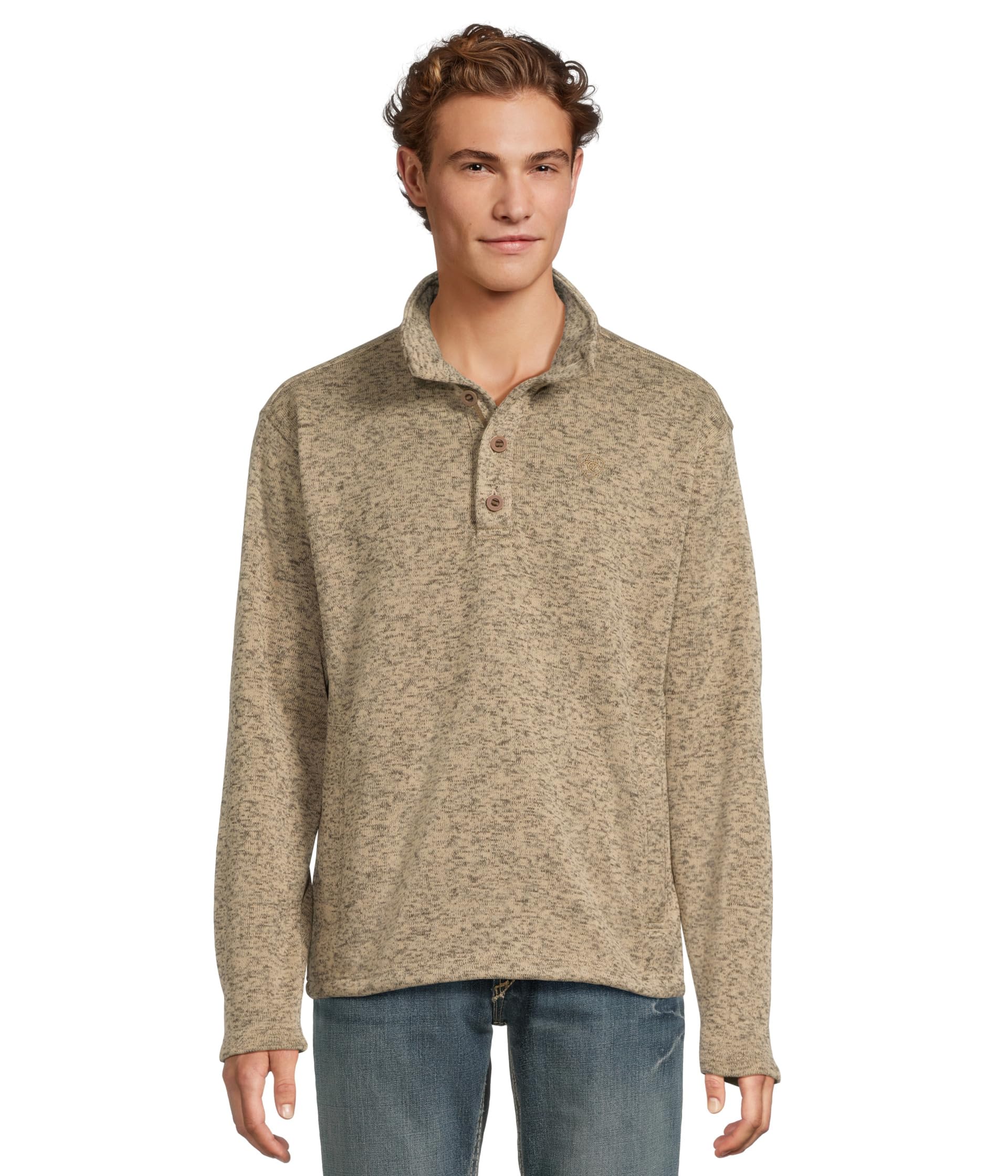Caldwell 1/4 Button Sweater
