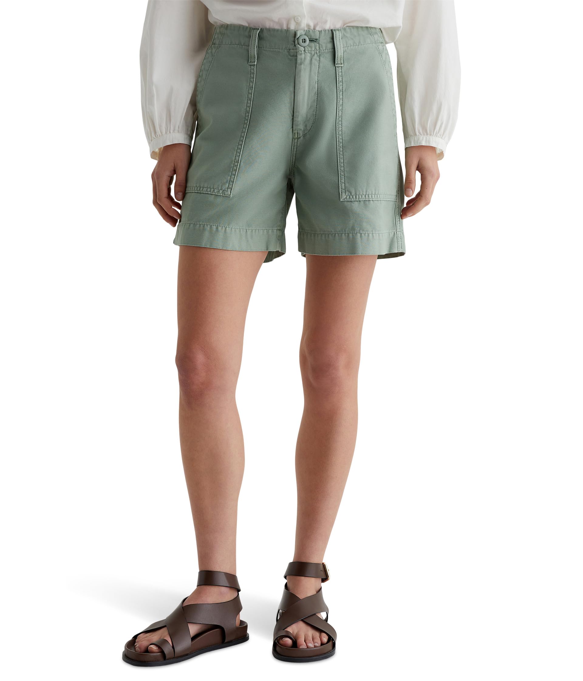 Rosa Mid-Rise Utility Shorts