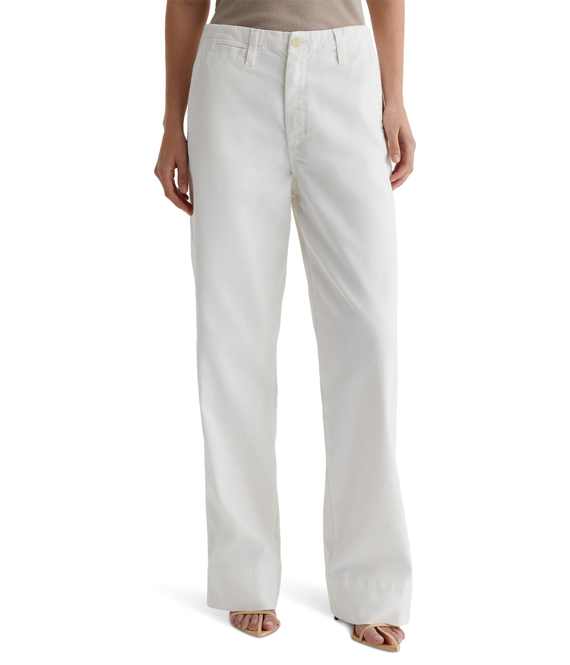Брюки Allegra High-Rise Wide Leg в цвете Powder