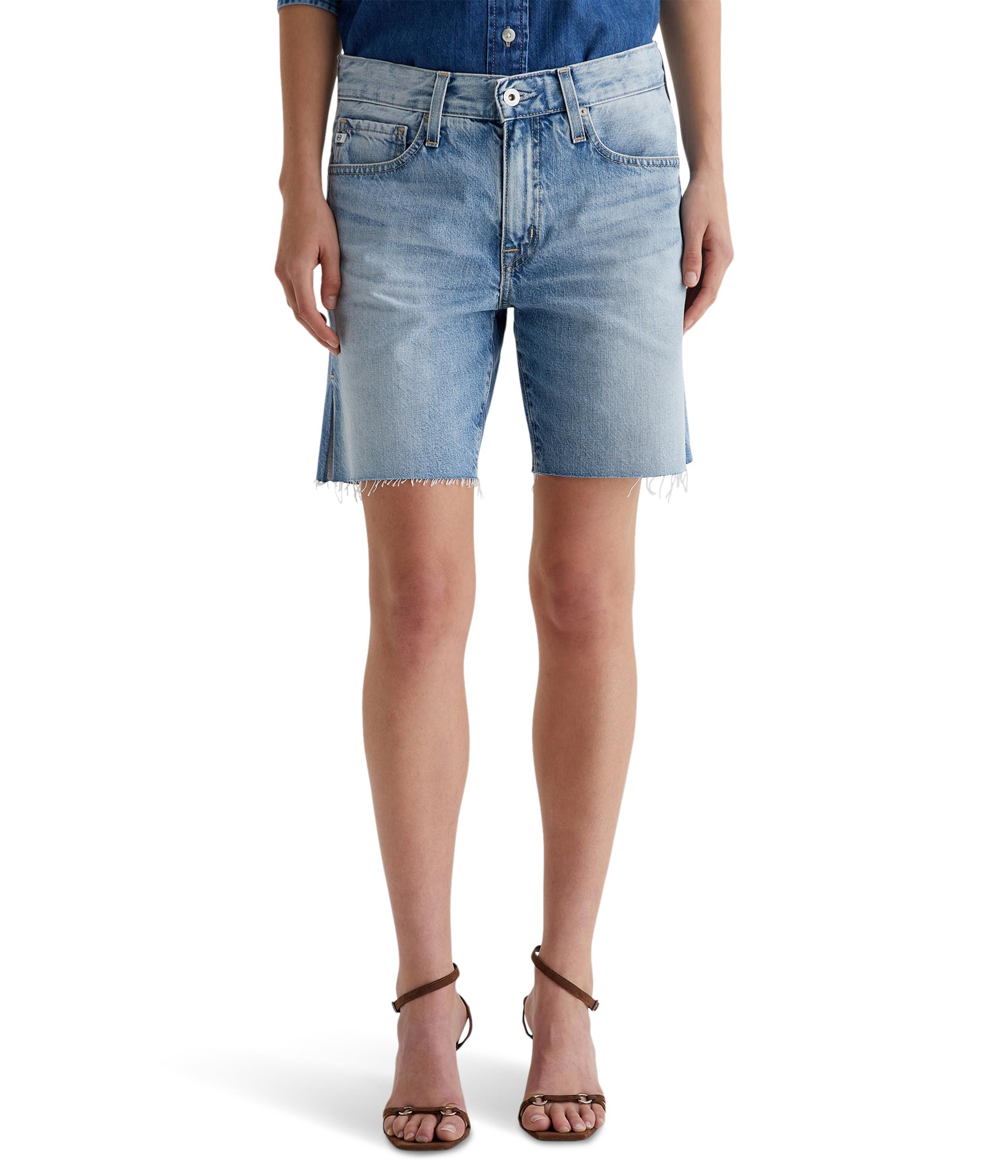 Ex-boyfriend Mid-Rise Slouchy Shorts