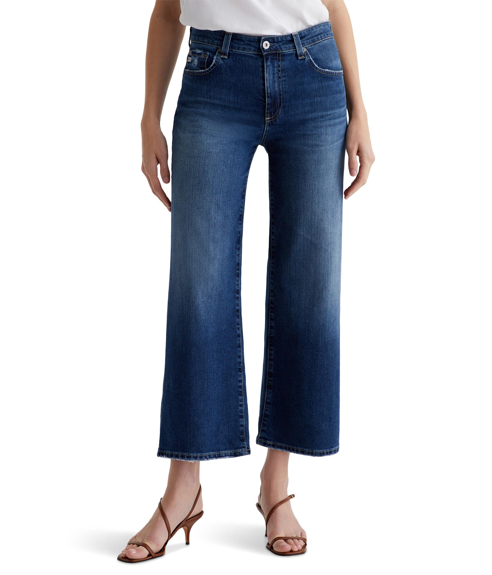 Saige Mid-Rise Wide Leg in 7 Years La Jolla