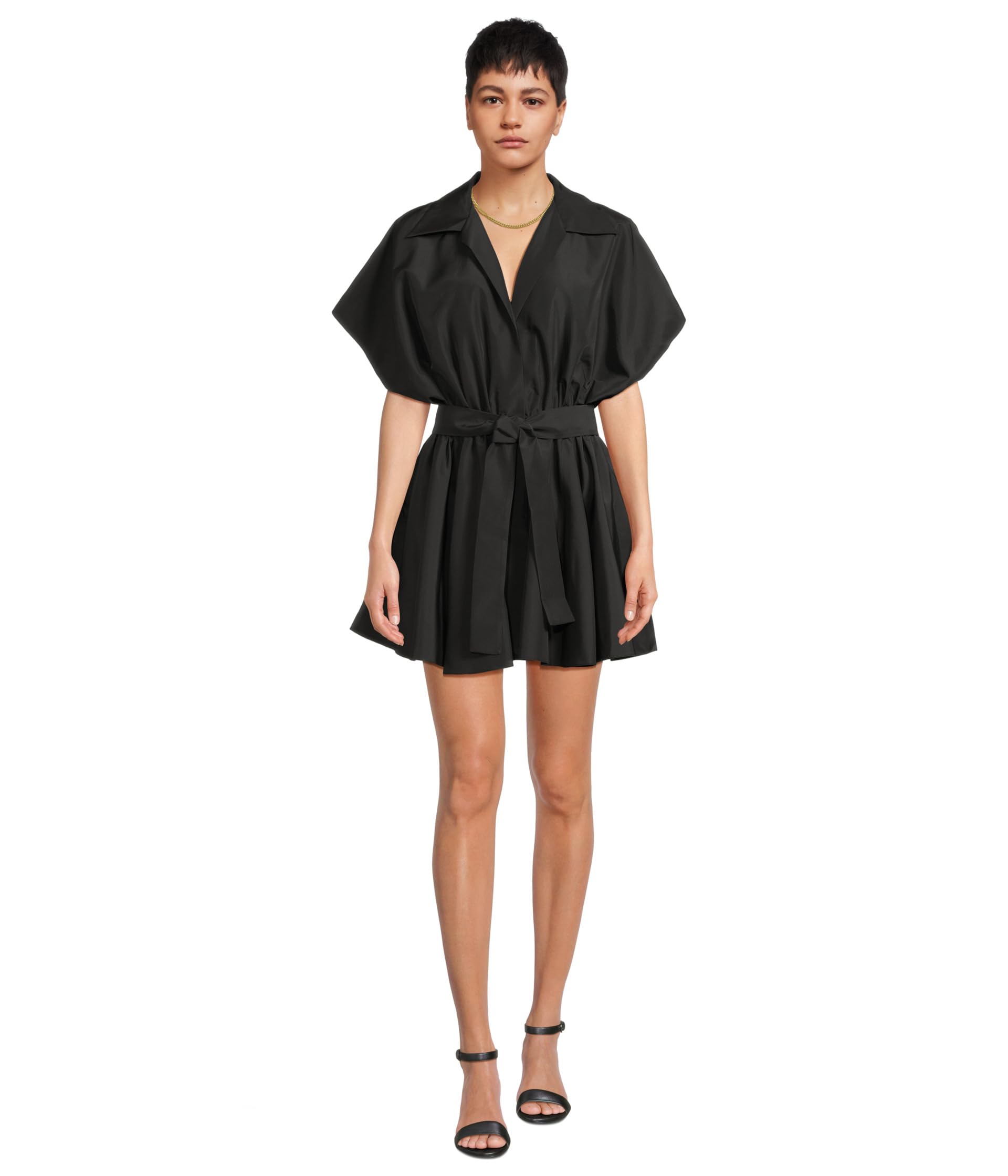 Платье мини Super Oversized Sleeveless Boyfriend Neck Shirt Flared