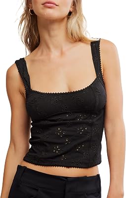 Женский топ Full Bloom Eyelet Cami