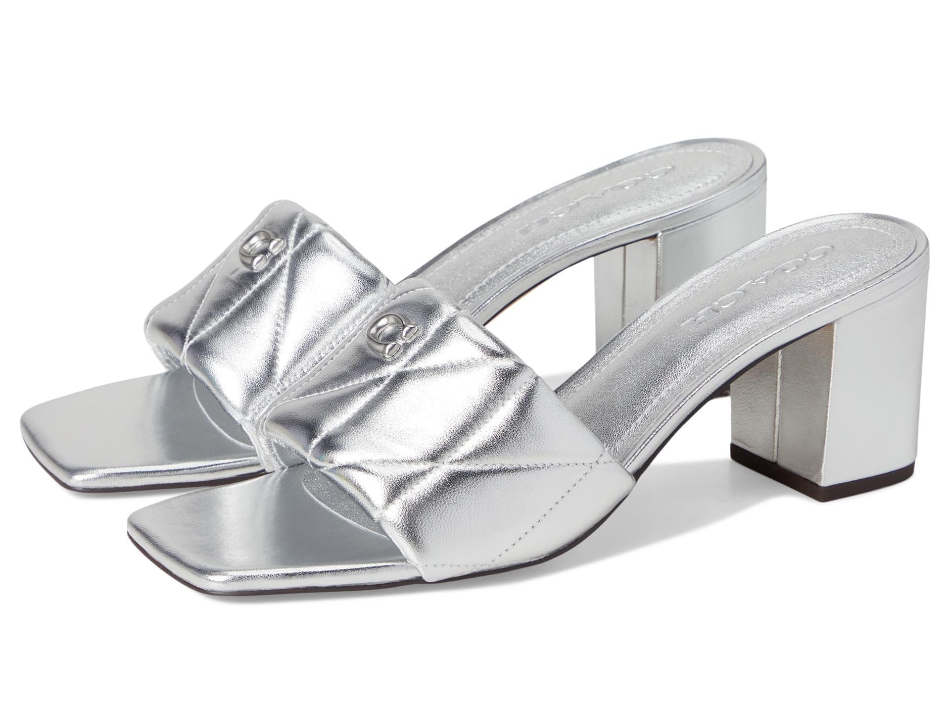 Сандалии Holly Block Heel с стежкой