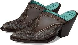 Lady Inlay & Embroidery & Studs Mule