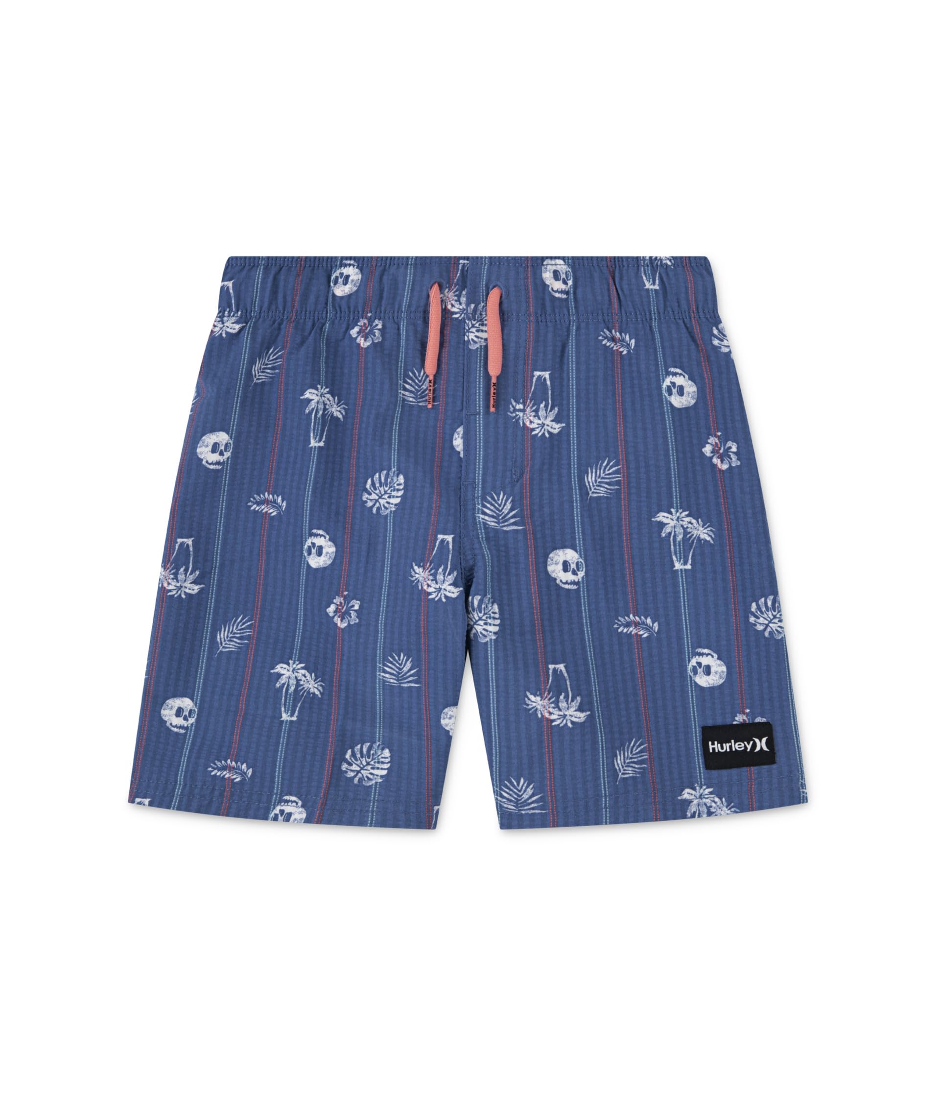 Paradise Stripe Pull-On Swim Trunk (Little Kids)