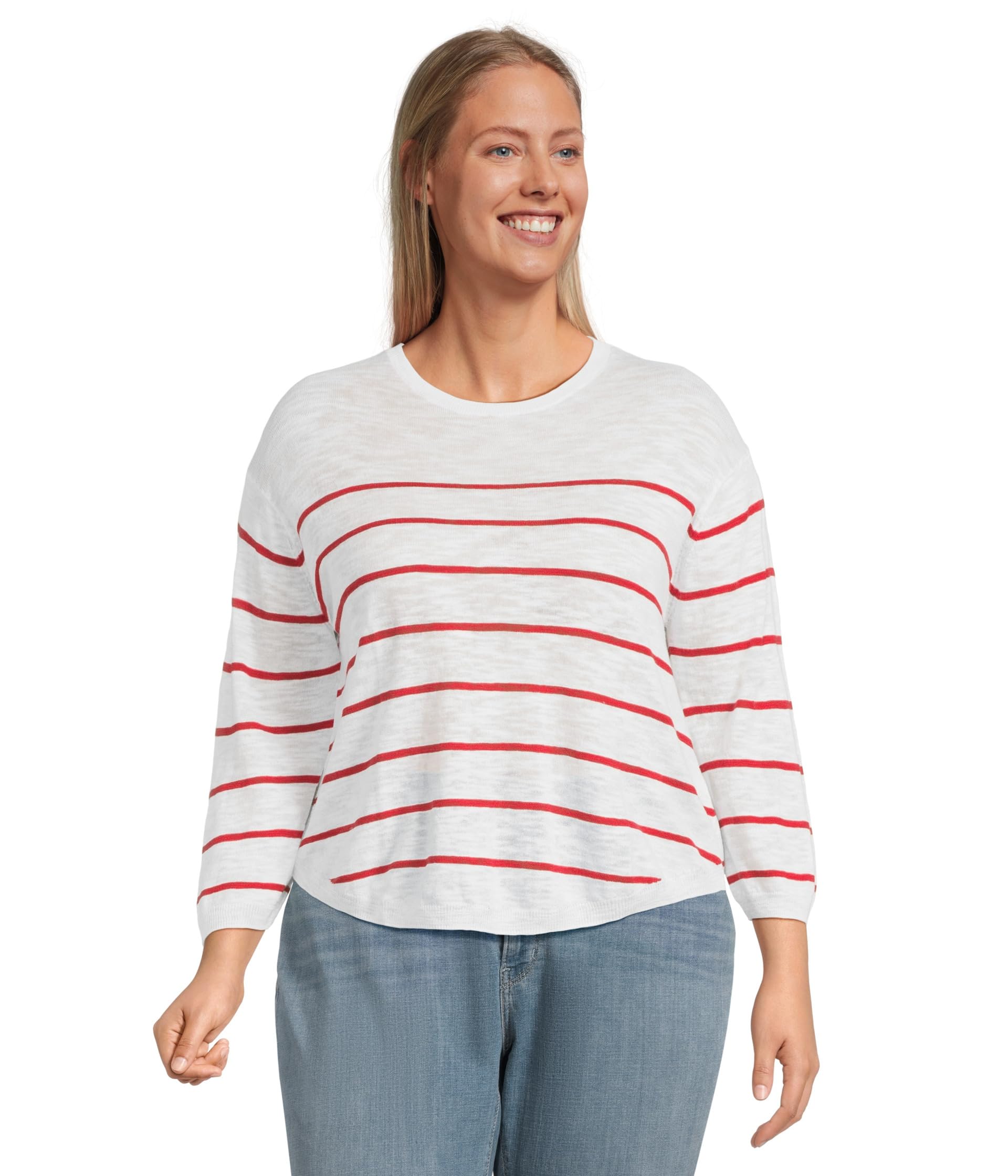 3/4 Sleeve Swing Sweater
