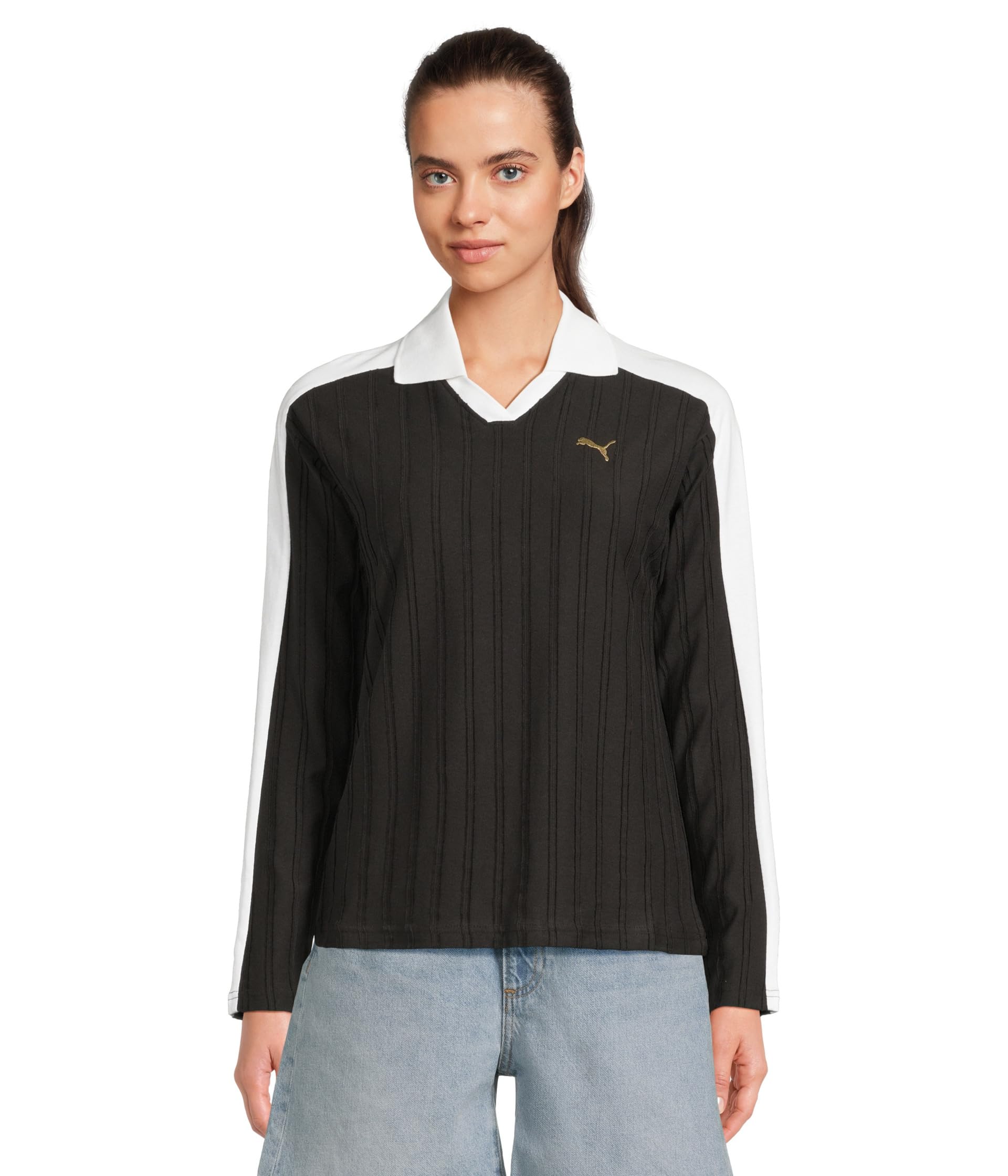 T7 Relaxed Long Sleeve Polo
