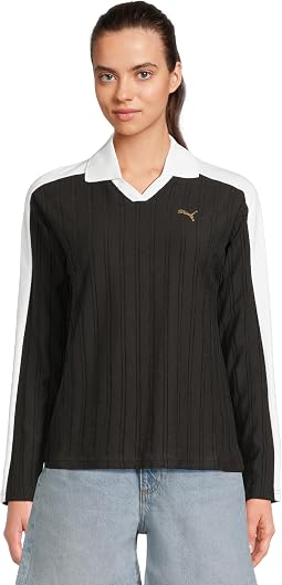 T7 Relaxed Long Sleeve Polo