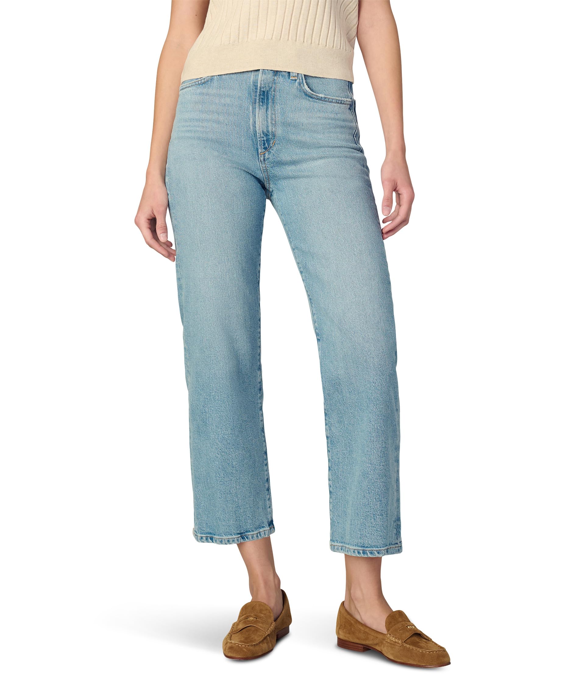 The Margot джинсы Cropped High-rise Straight