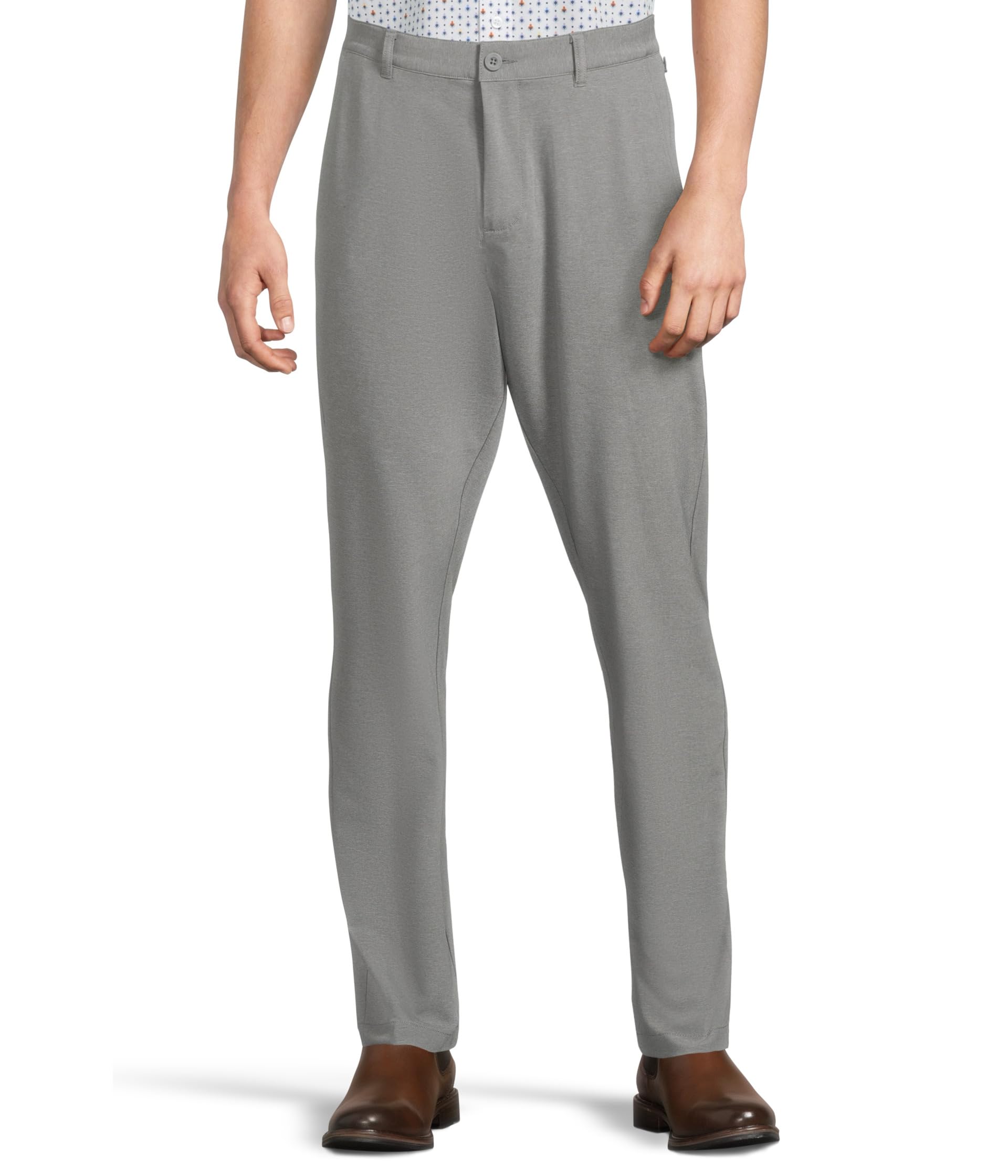 XC4 Heathered Performance Flat Front Pants