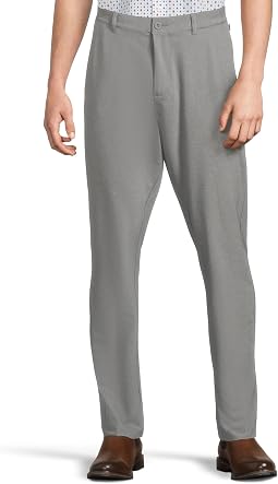 XC4 Heathered Performance Flat Front Pants