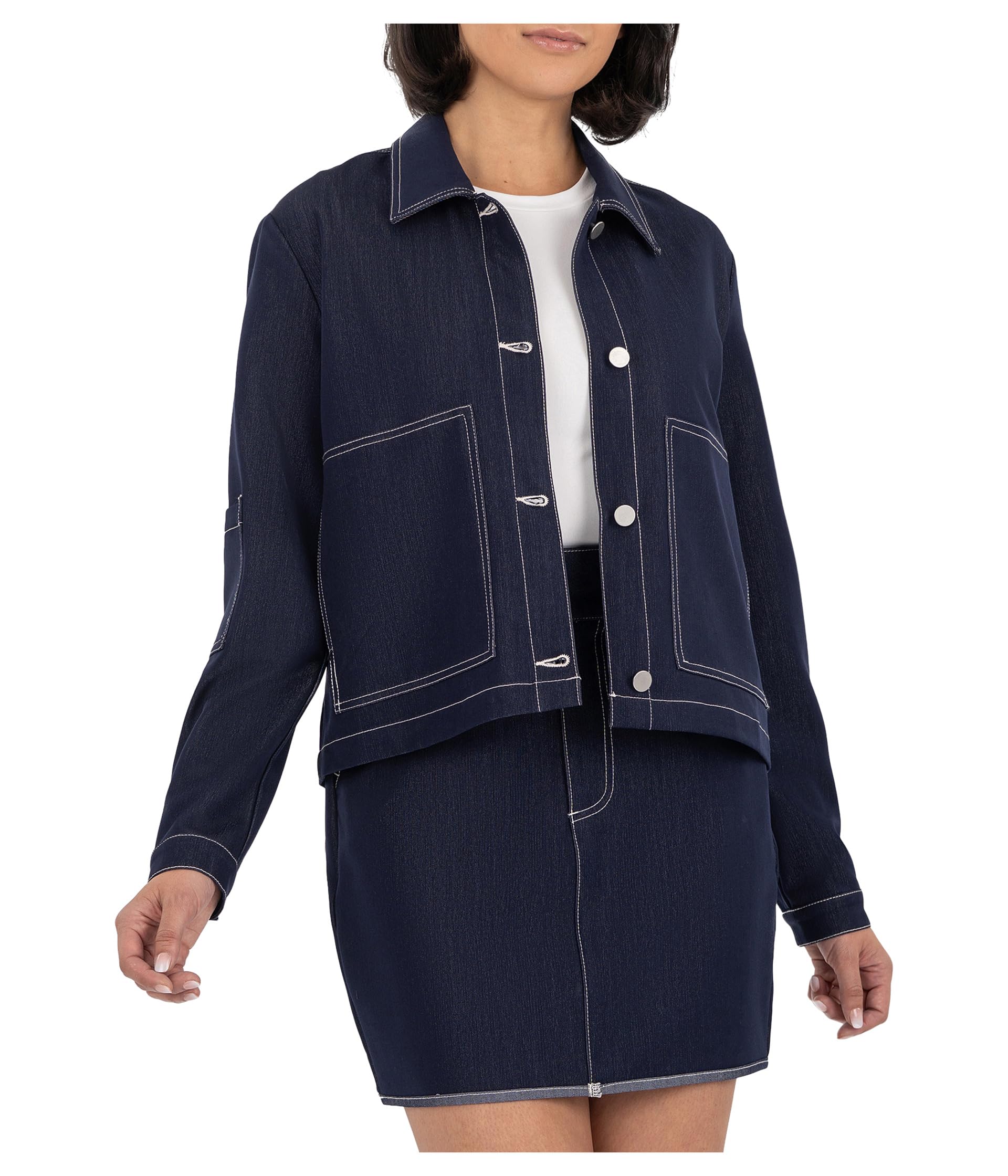 Jolene Jacket With Shirt Collar Big Patch Pocket