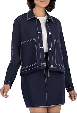 Jolene Jacket With Shirt Collar Big Patch Pocket