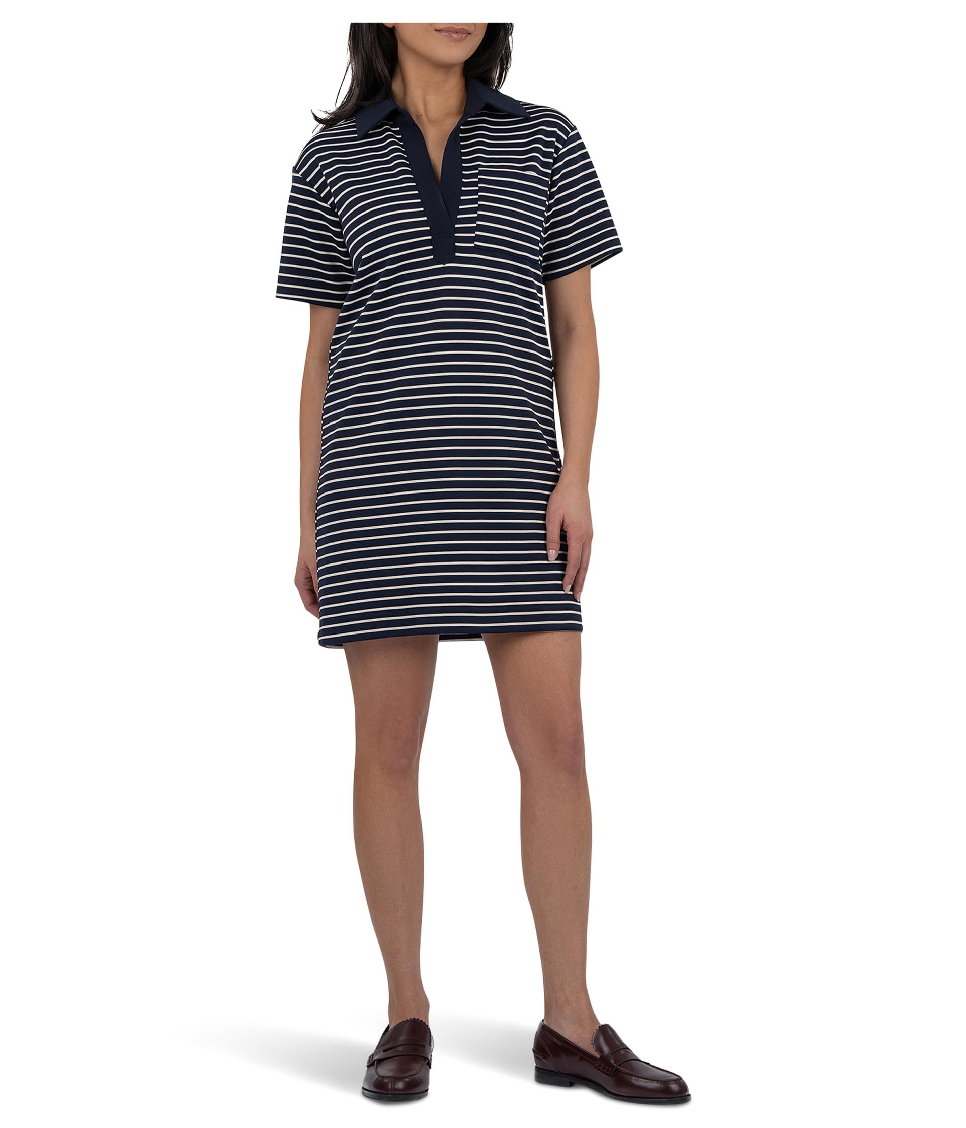 Женское платье KUT from the Kloth Daphne Short Sleeve Fold