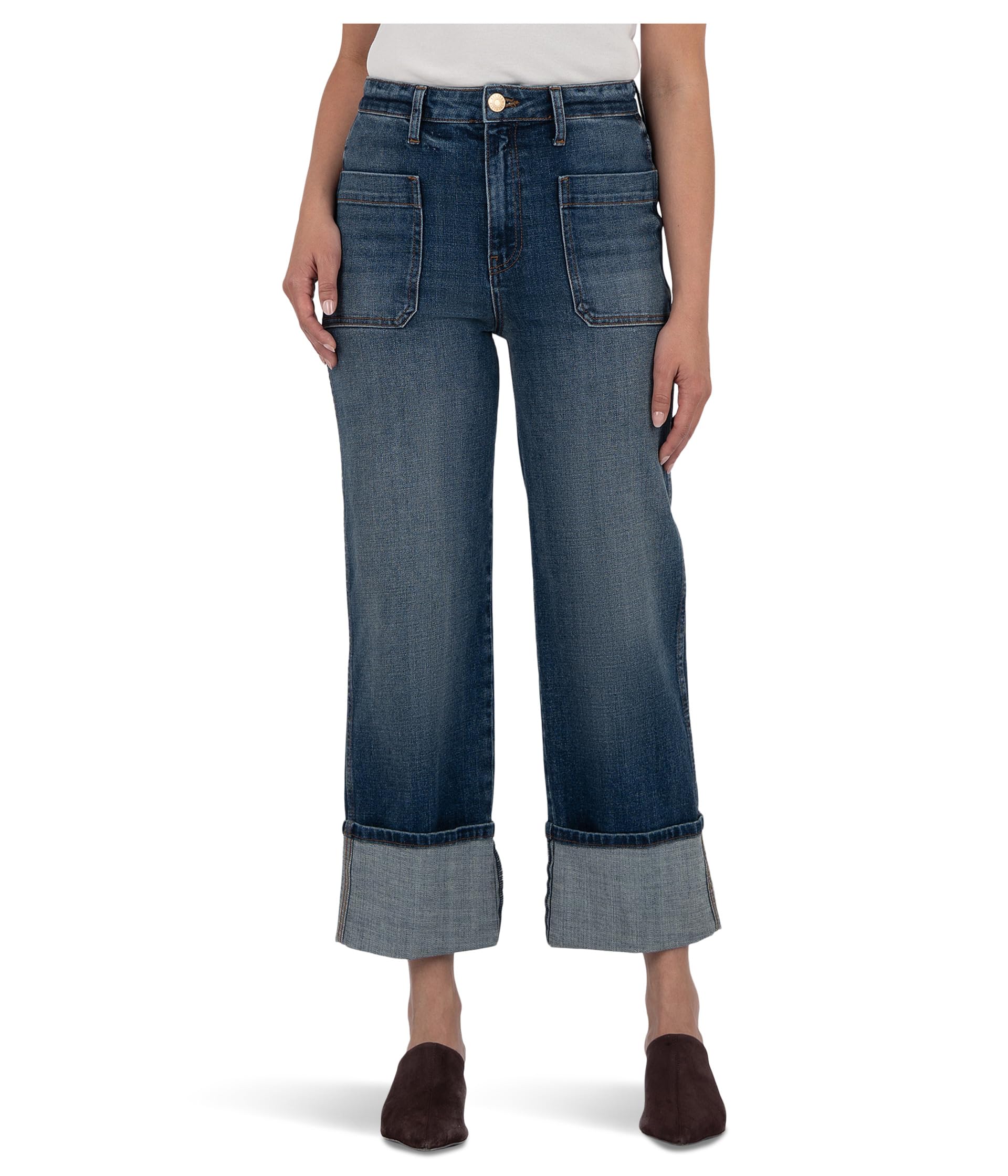 KUT from the Kloth Джинсы Sienna High-Rise Straight Leg