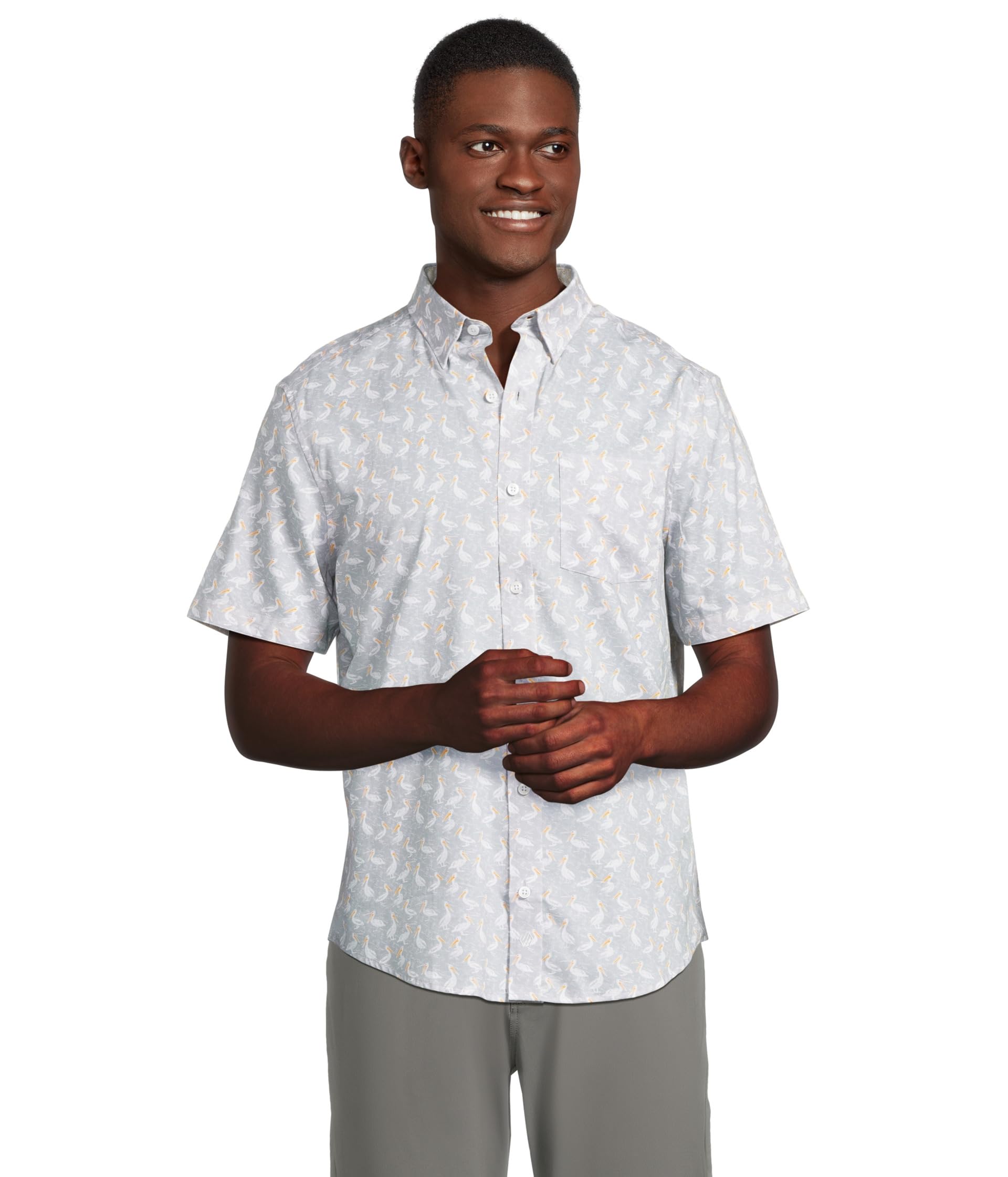 Short Sleeve Pelican Print Shirt