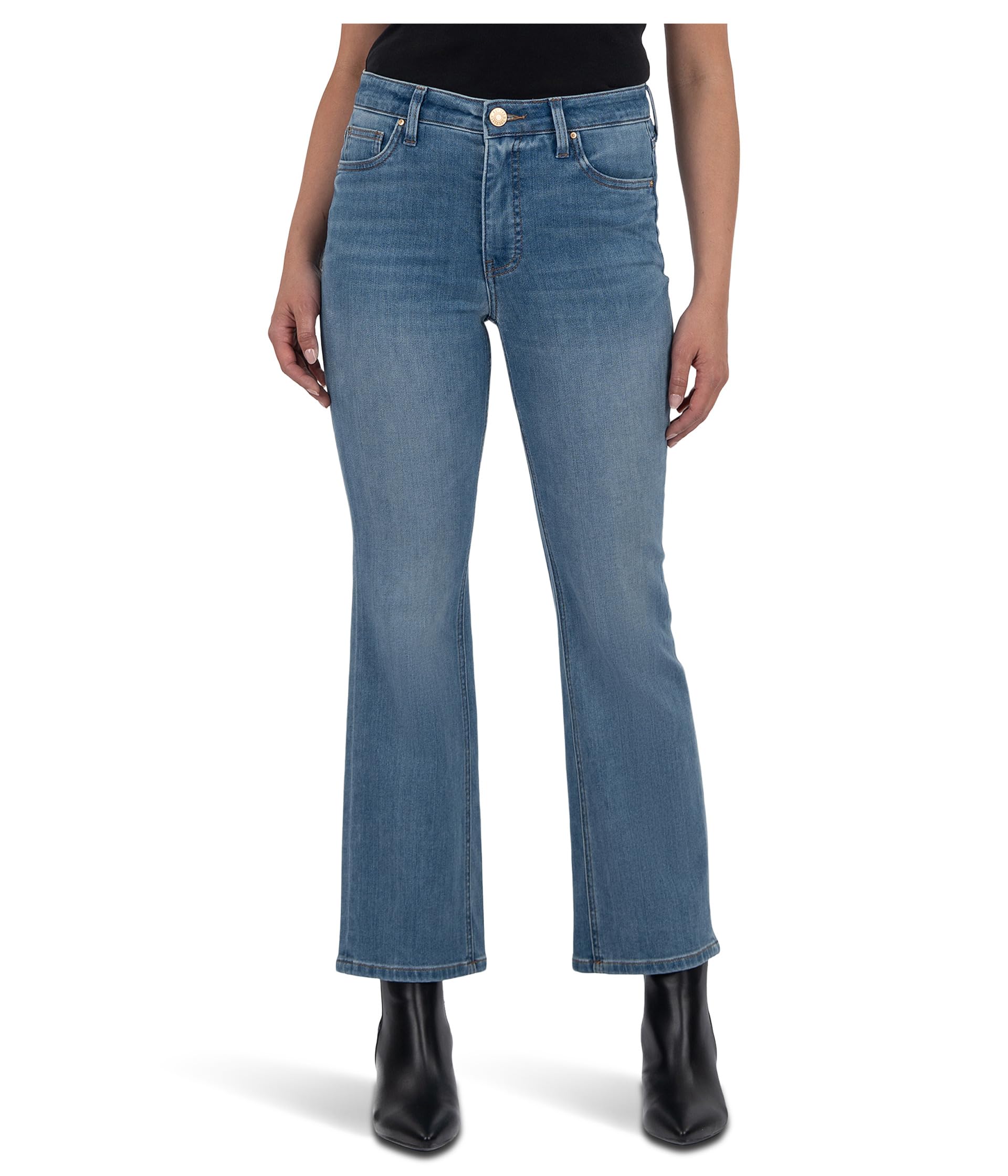 Kelsey High Rise Fab Ab Ankle Flare Regular Hem