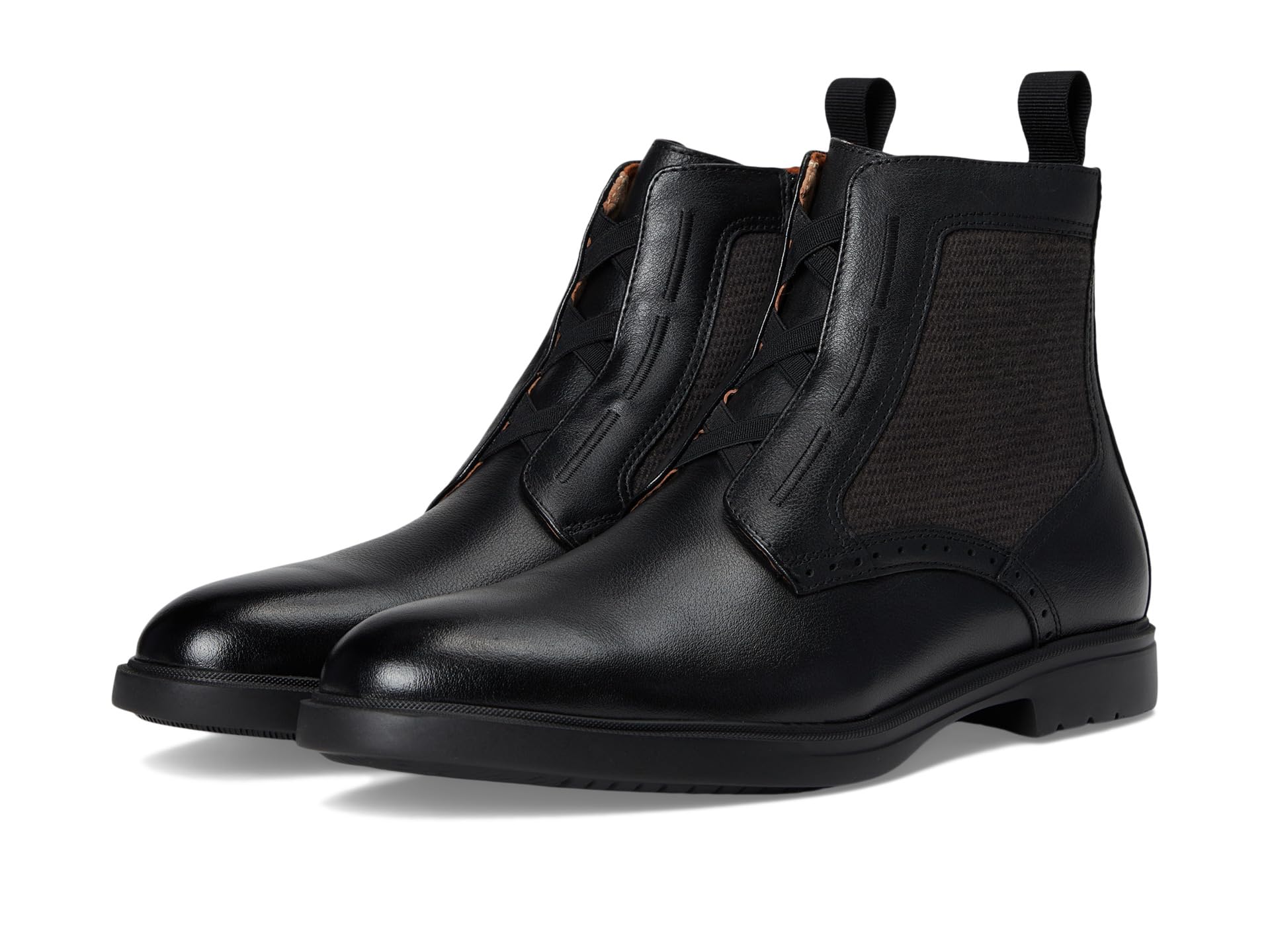 Thompson Elastic Lace Inside Zip Boots