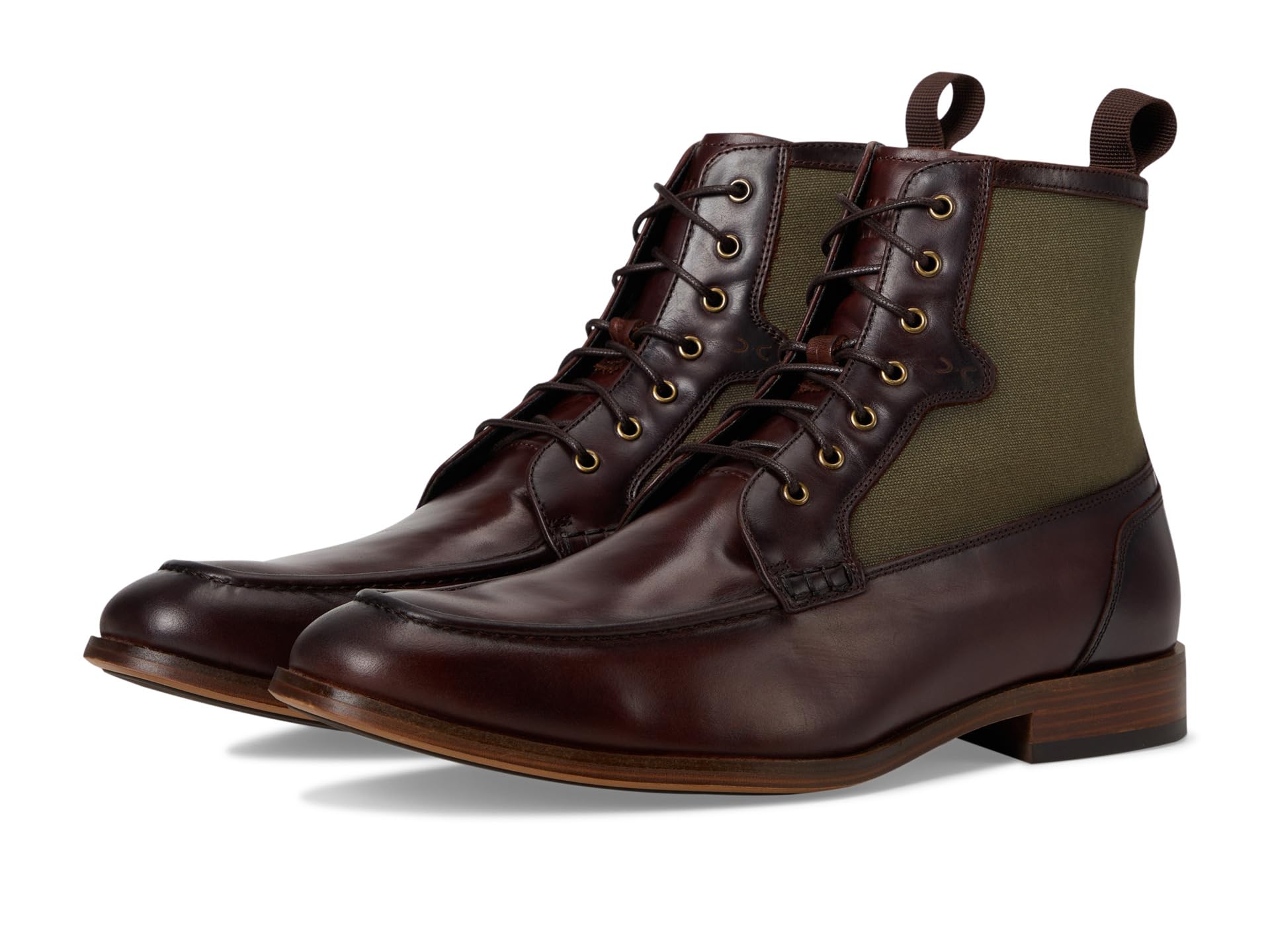 Brumley Moc Toe Lace-Up Boots