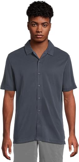 Vintage Birdseye Short Sleeve Button Down