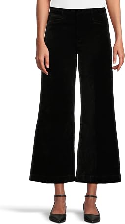 Clean Front Anessa Trouser In Black Overdye