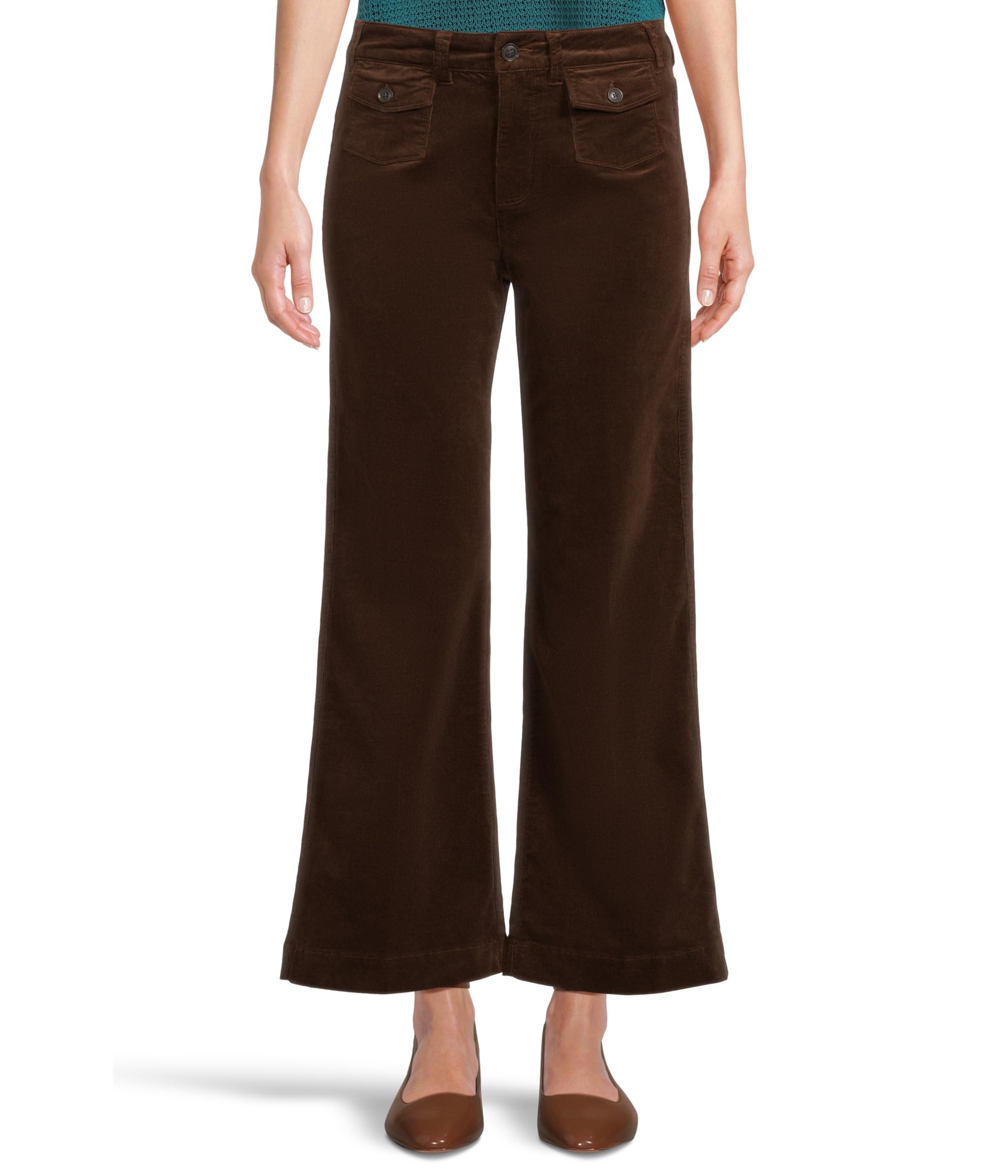 Женские джинсы Paige Leenah Ankle Mini Patch Pockets In Chicory Coffee