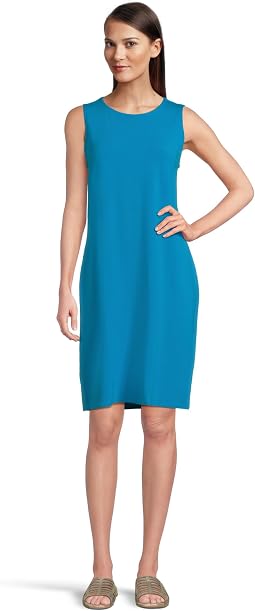 Round Neck Knee Length Dress