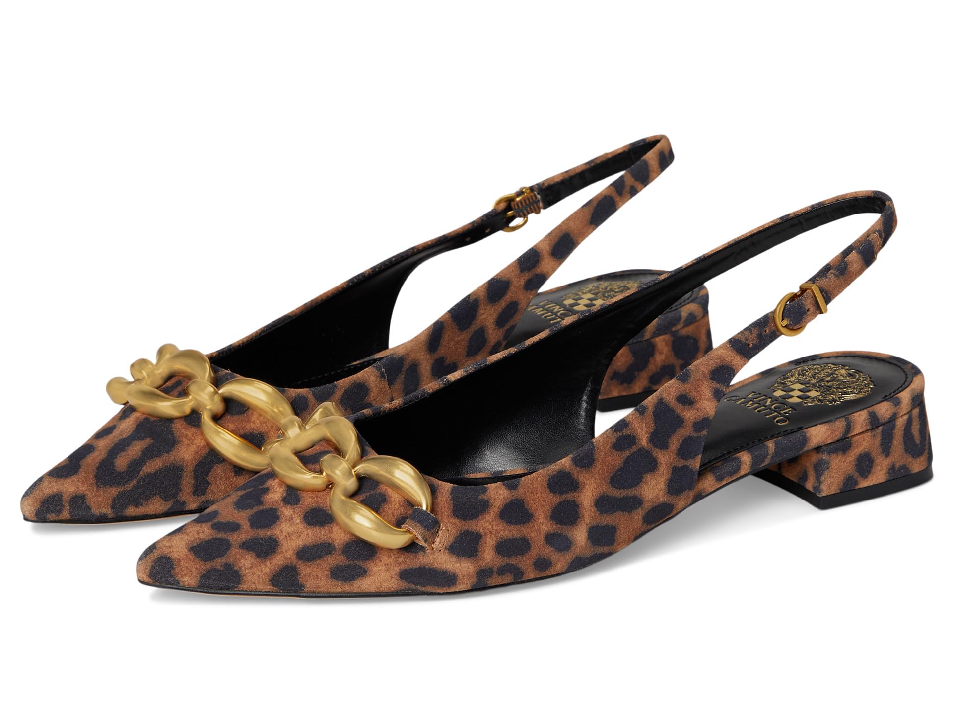 Valiey Chain Link Slingback Mule