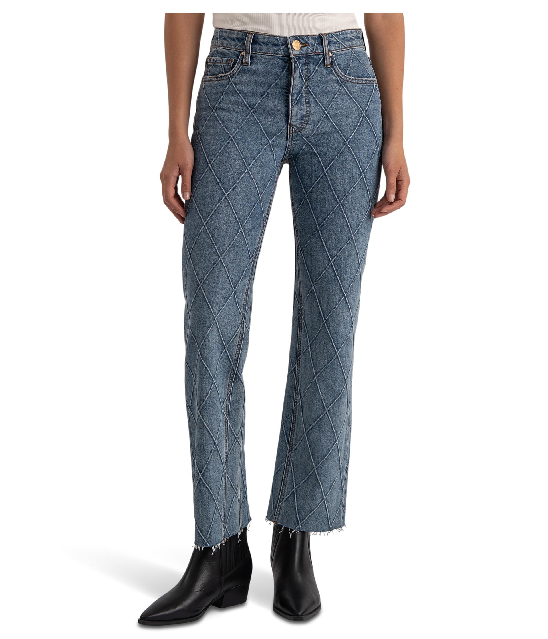 Kelsey High-rise Fab Ab Ankle Flare-nset Leg