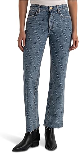 Женские джинсы Kelsey High-rise Fab Ab Ankle Flare-nset Leg