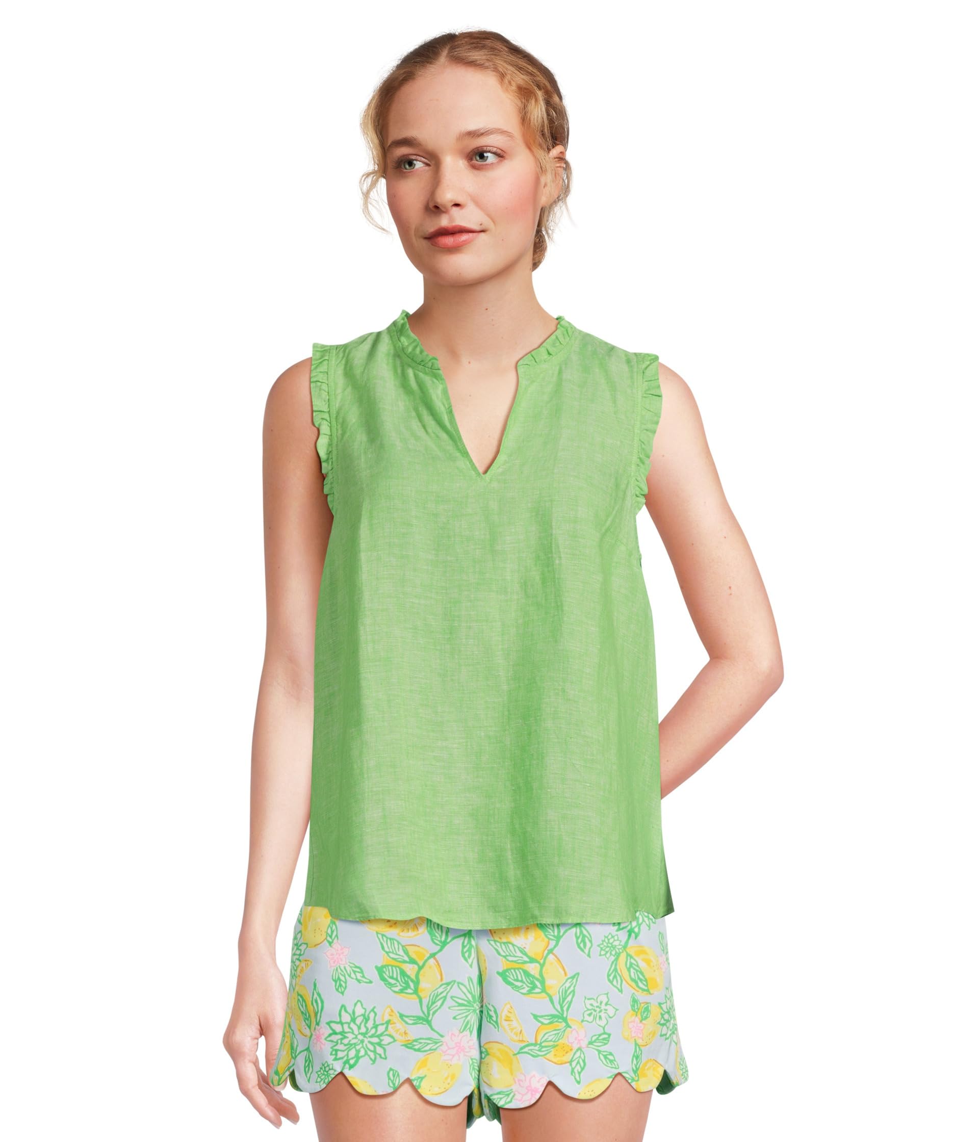 Kavalla Sleeveless Ruffle