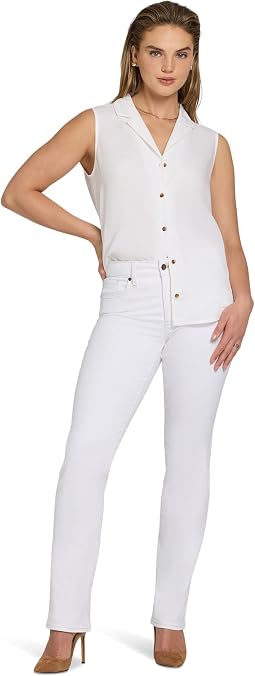 Женские прямые джинсы Optic White