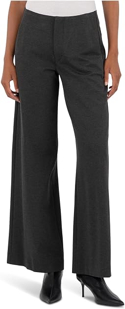 Брюки Meg Wide Leg с карманами в цвете Charcoal