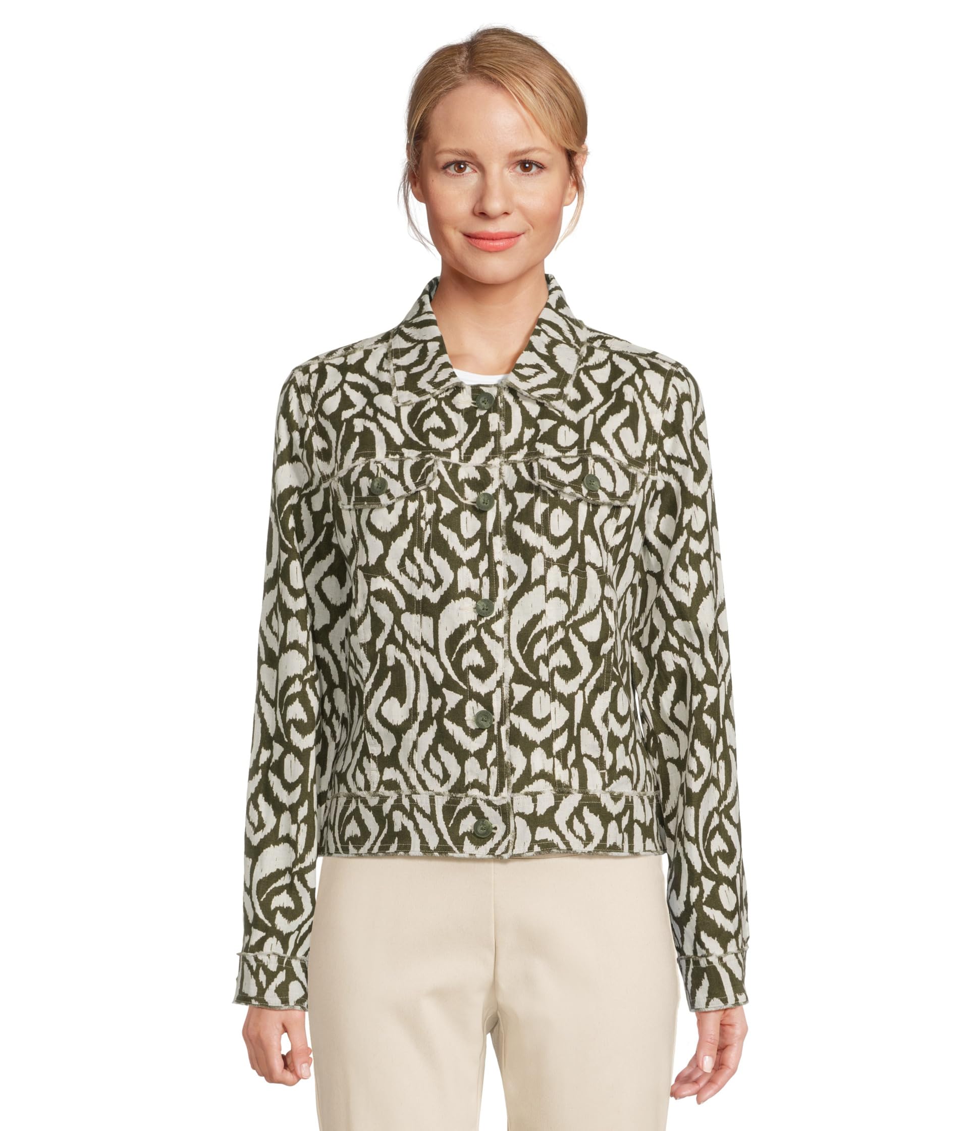 Inlet Ikat Linen Jacket