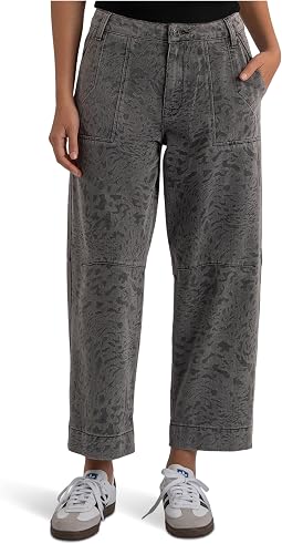 Ashton Wide Leg Barrel Grey Женские брюки
