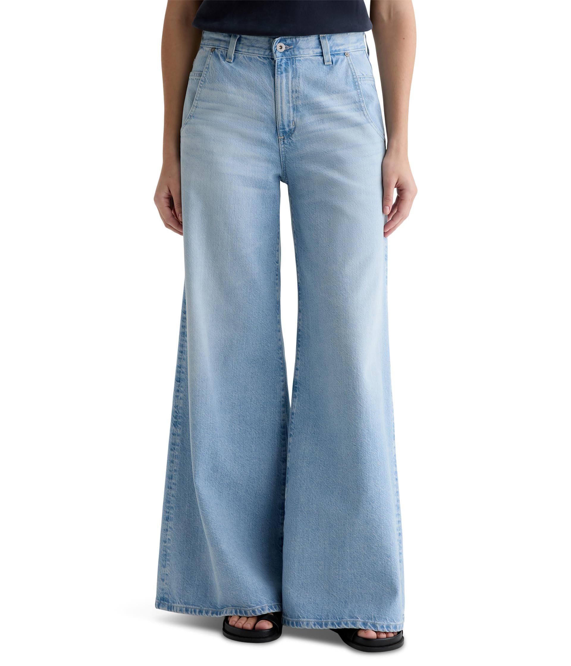 Posey Mid-Rise Super Wide Leg Женский