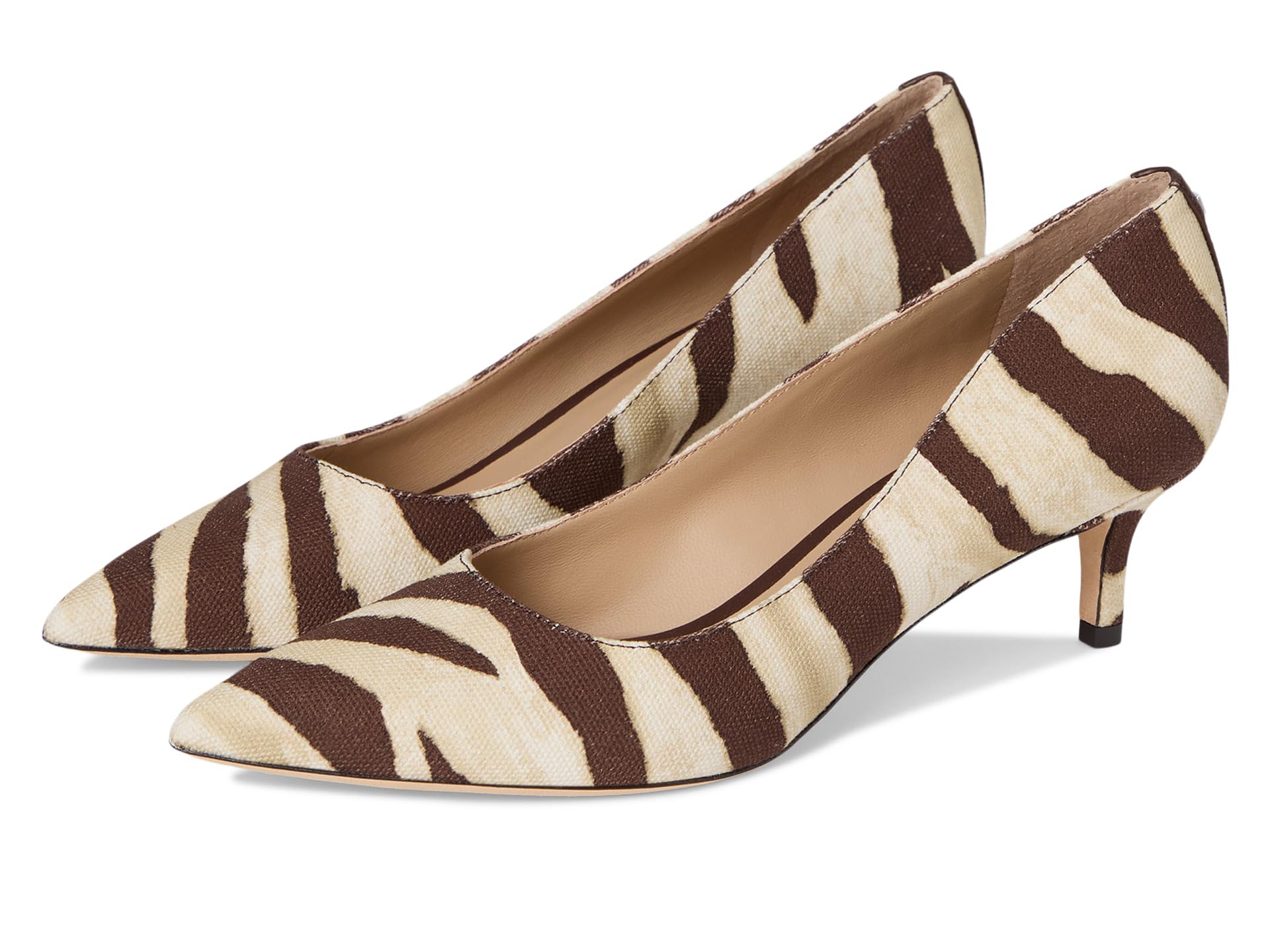 Туфли-лодочки Adrienne Zebra-Print Canvas