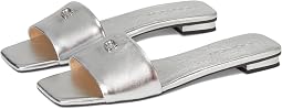 Бососандлии Sculpted C Metallic Leather Flat