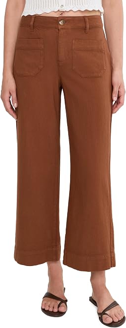 Широкие укороченные брюки Soft Marine