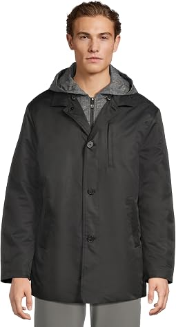 Upton Water-Resistant Raincoat With Removable Liner