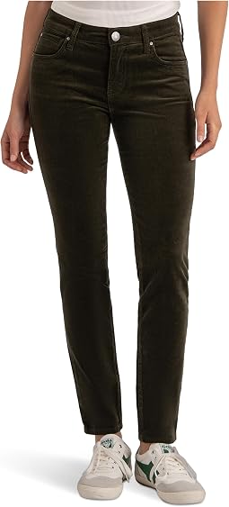 Diana Corduroy Skinny in Olive