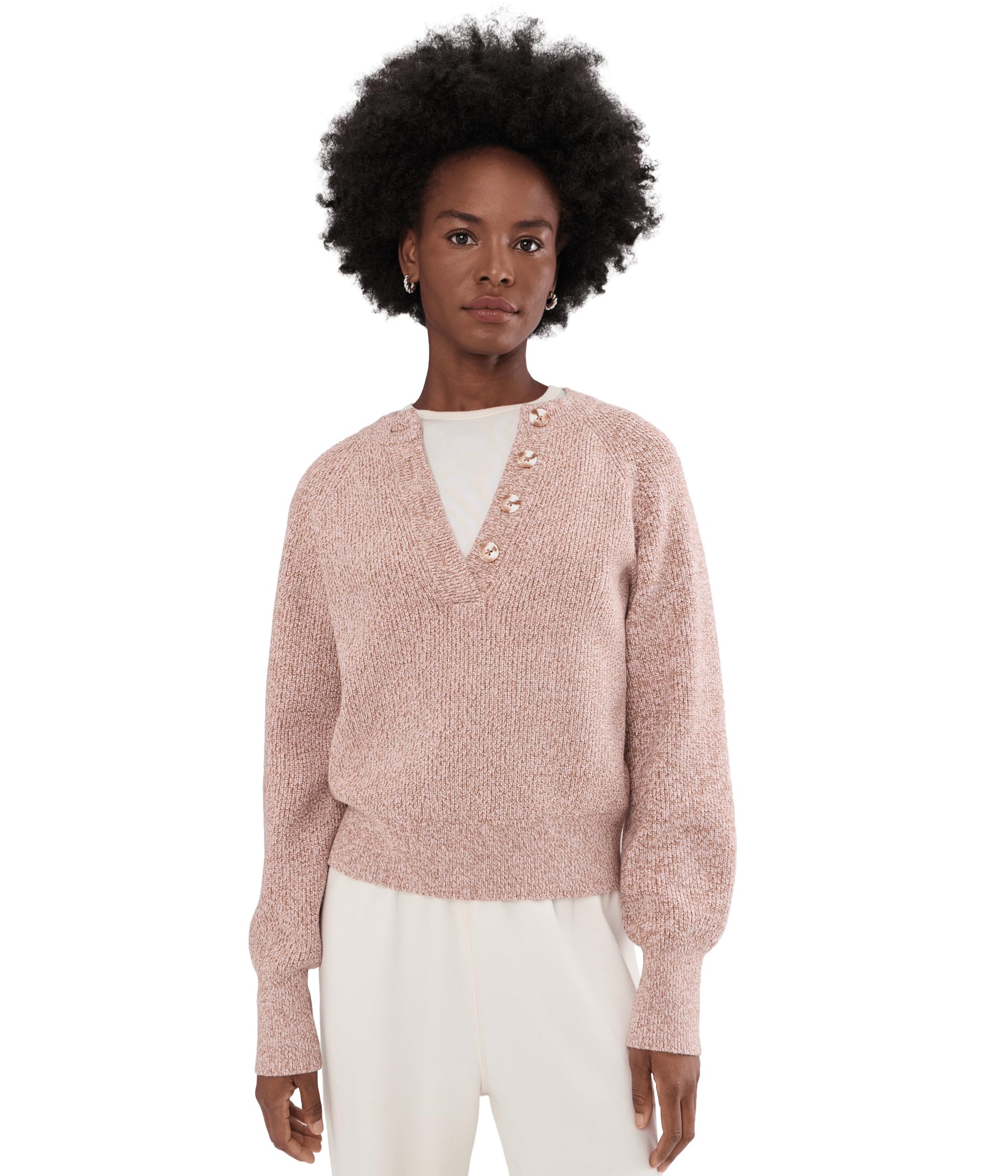Kennings 1/2 Button Knit