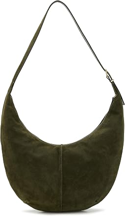 Женская сумка The Essential Curve Shoulder Bag из замши от Madewell