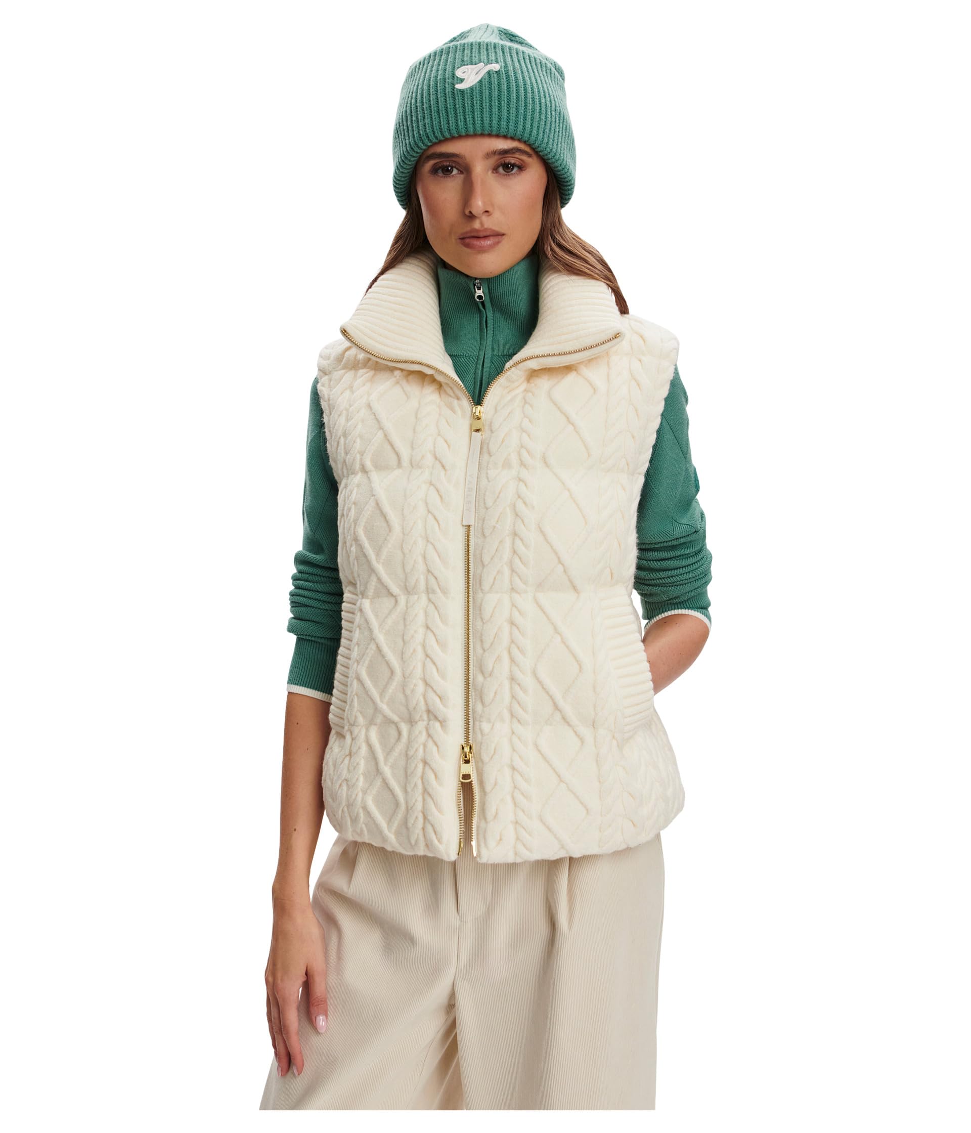Irina Cable Knit Gilet