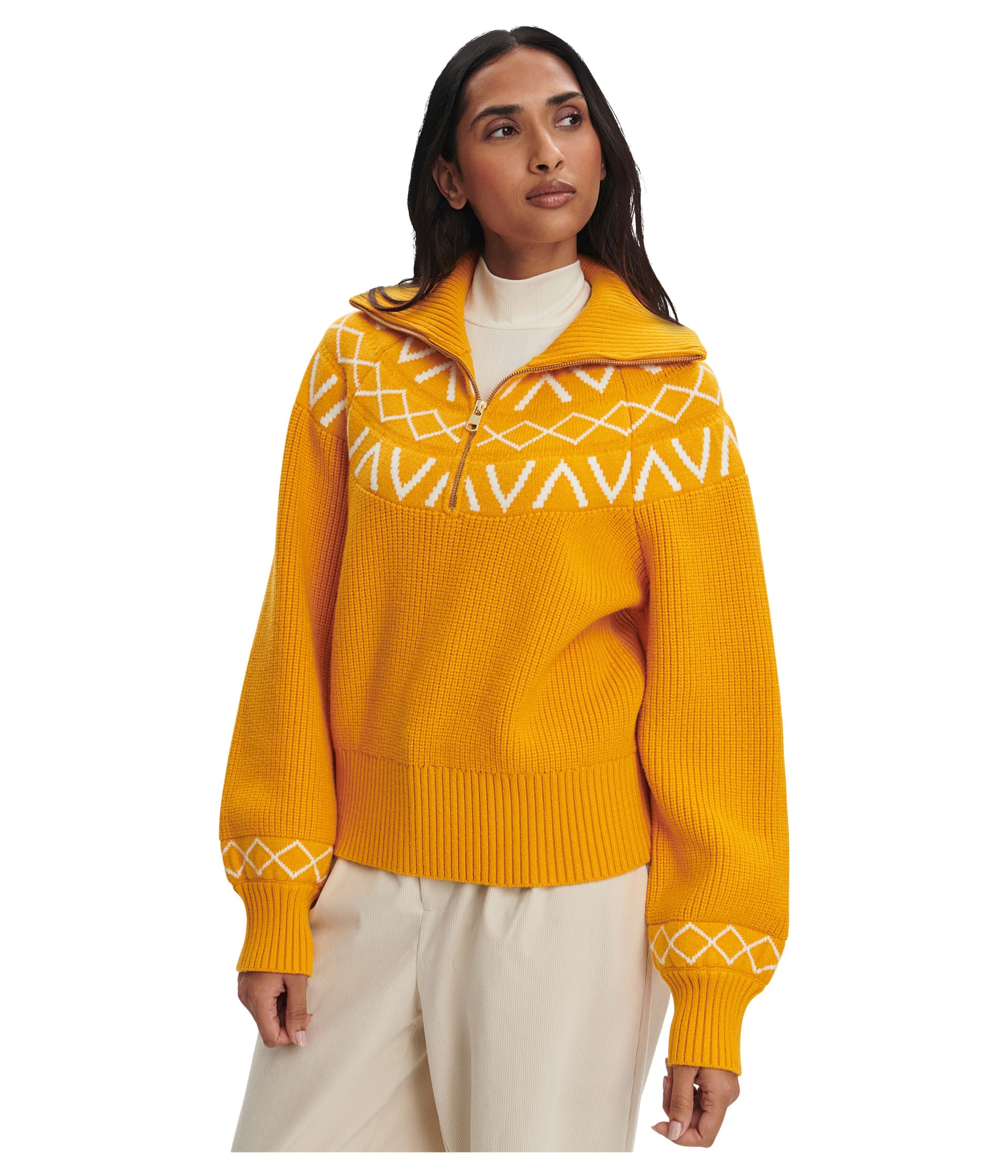 Sigrid Fairisle 1/2 Zip Knit