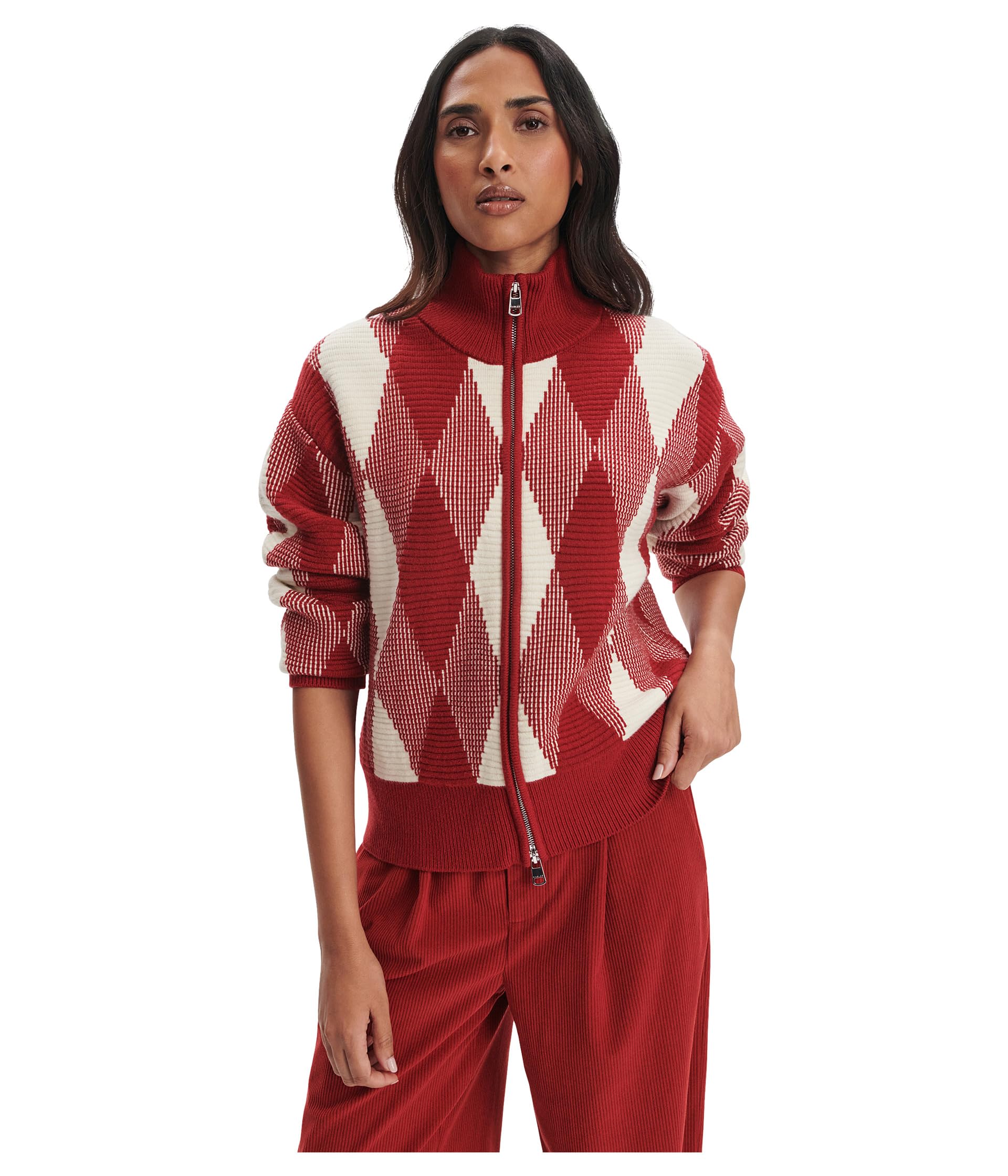 Karina Jacquard Knit Jacket