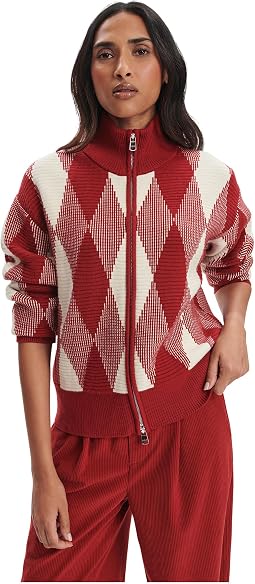 Karina Jacquard Knit Jacket